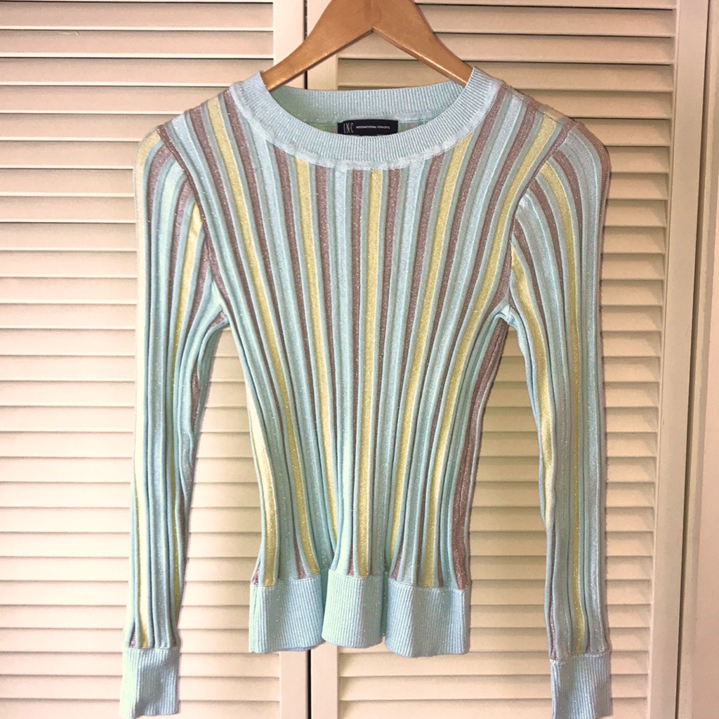 Inc Metallic Sweater (Petite)